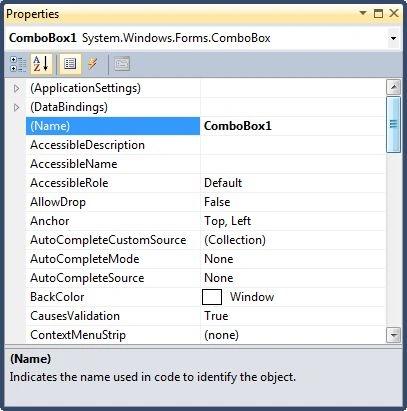 ComboBox In C#