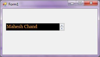 DomainUpDown Control