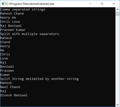 String Format C#