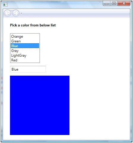 ListBox In WPF