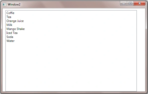 ListView bound to a collection object