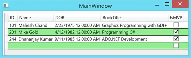 main window