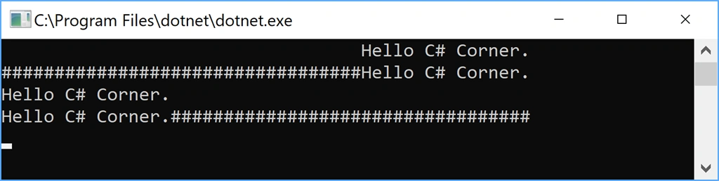 Padding Strings in C#