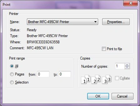 PrintDialog In C#