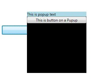XAML Popup in WPF
