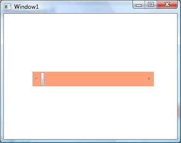 XAML Scrollbar 