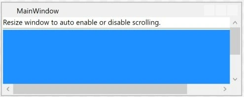 Scrollbars