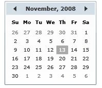 WPF Calendar