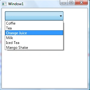 WPF ComboBox