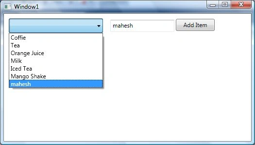 WPF ComboBox