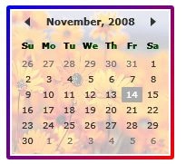 Setting Image as Background of a DatePicker
