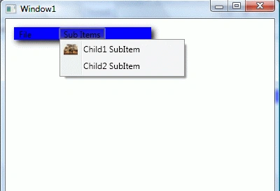Add an Image to a Menu Item