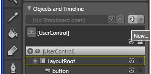 Storyboards in blend