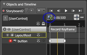 Keyframes in expresion blend