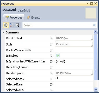 XML to WPF DataGrid 