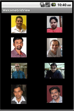 Images in GridView