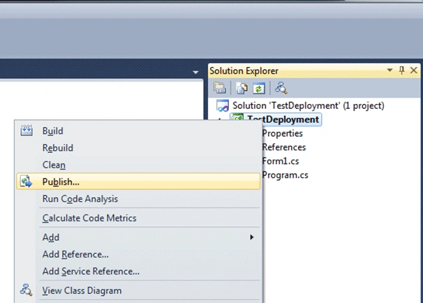 Solution Explorer
