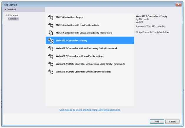 WebAPI Controller