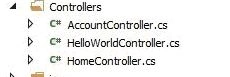 MVC Controllers Folder