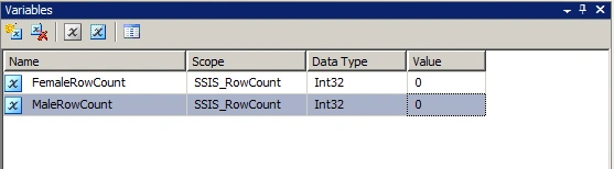 RowCount in SSIS
