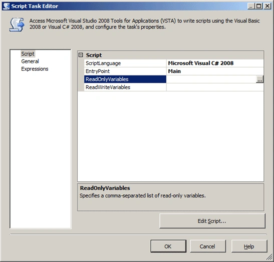 RowCount in SSIS
