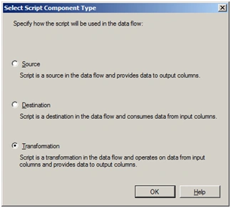 script component type