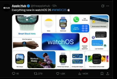 Apple watchOS 26