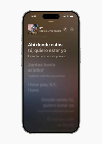 Apple music lyrics Translation