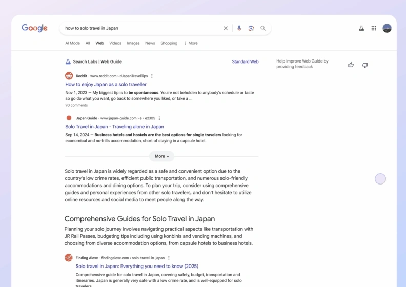 Web search