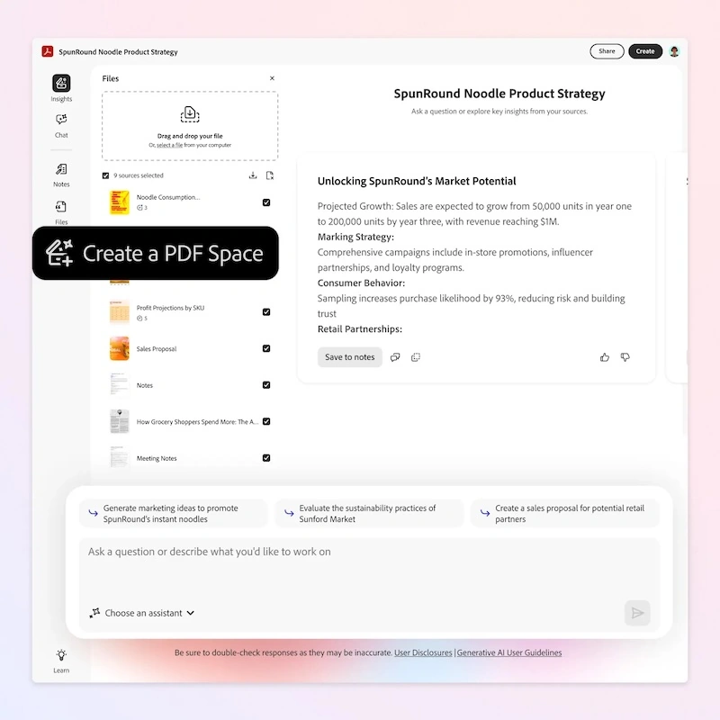 PDF Spaces