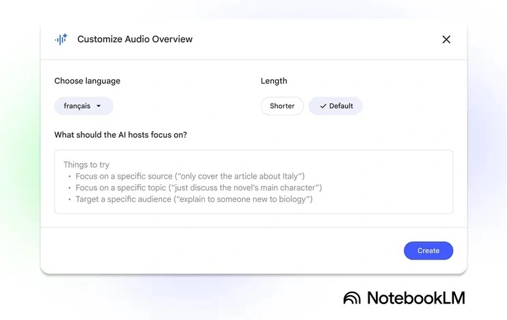 Audio overview