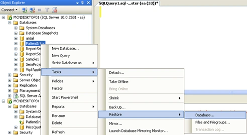 Restore Database