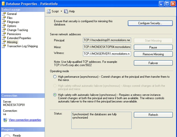 Database Properties