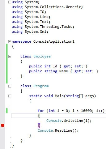 breakpoint change line example
