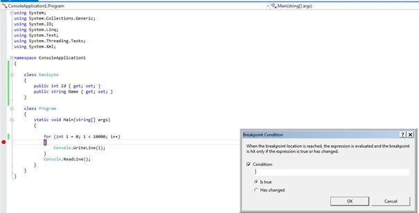 BreakPoint Condition