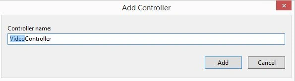 Add Controller