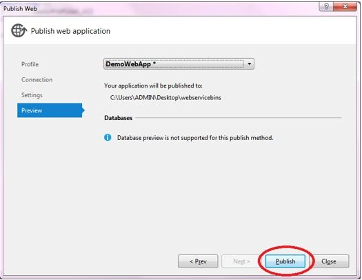 publish path