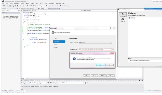 system publish method