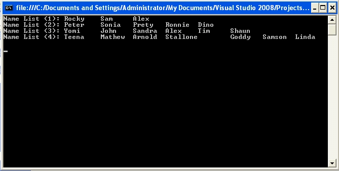 Jagged Array in C#