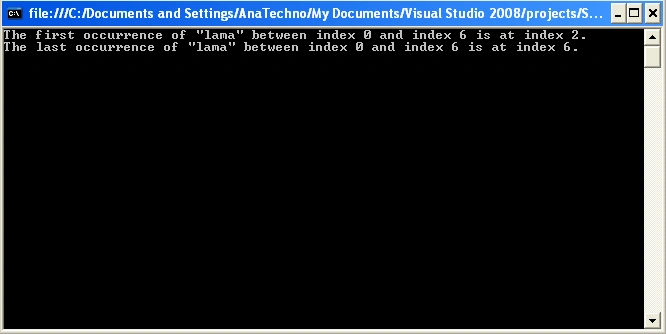 C# Linear Search