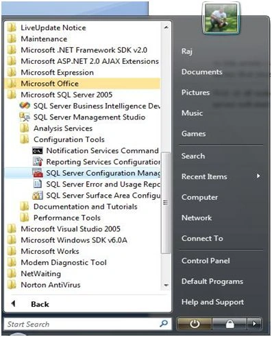 windows menu