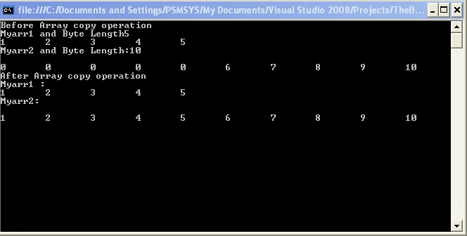 Buffer Class in C#