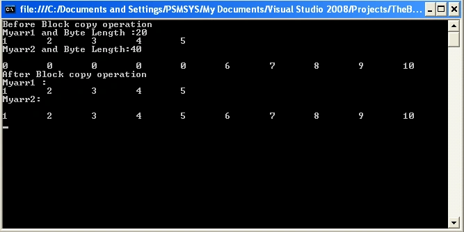 Buffer Class in C#