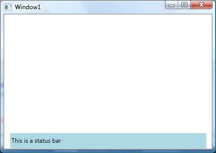 status bar