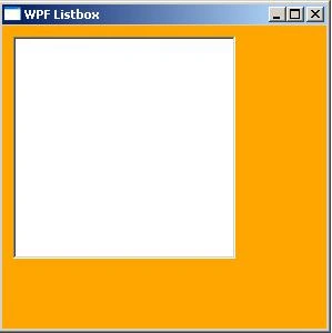 WPF Listbox