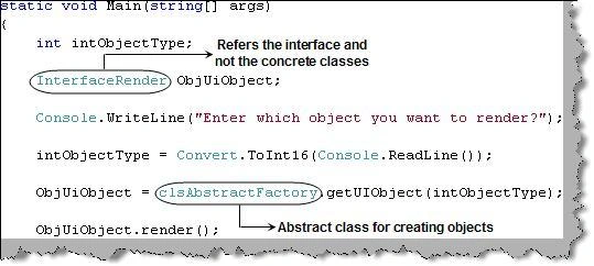 abstract factory pattern in c#