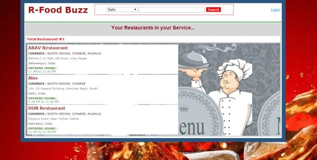 search button