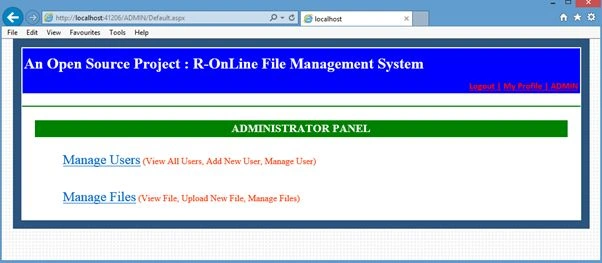 Admin Link