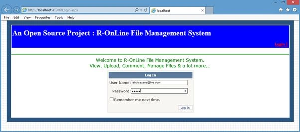 login as admin user