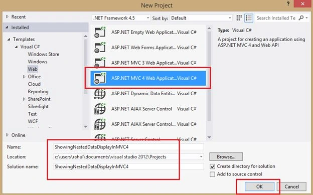 new Visual Studio Project